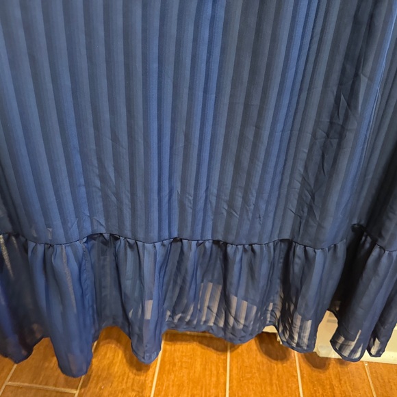 BloomChic Navy Blue Dress Sz 1X (14-16) - Picture 5 of 15